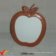 Table en métal à la main en forme de pomme Cadre photo